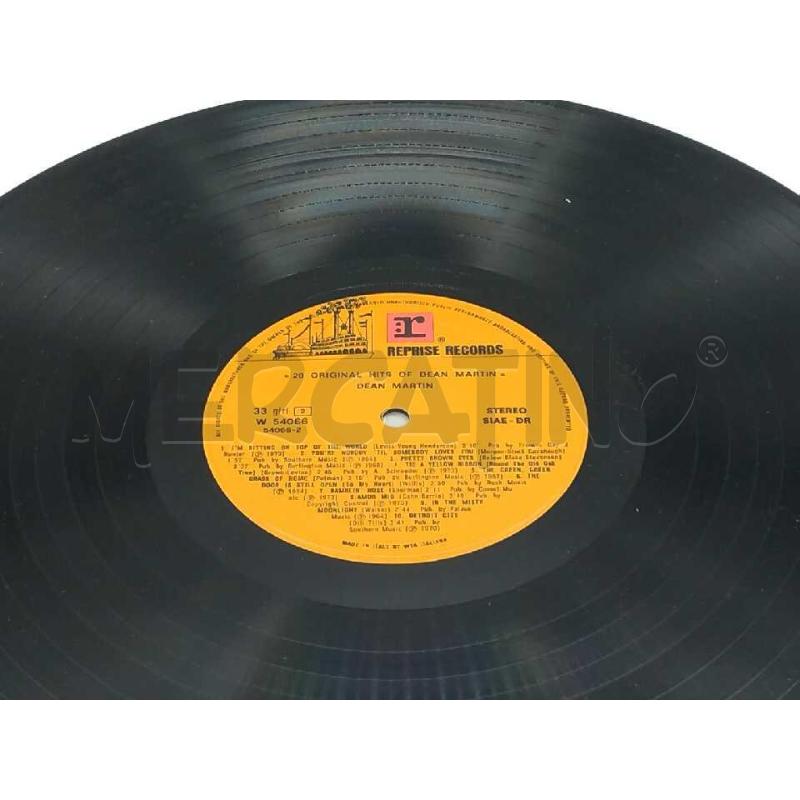 DISCO 33 GIRI 20 ORIGINAL DEAN MARTIN HITS VG | Mercatino dell'Usato Moncalieri bengasi 5