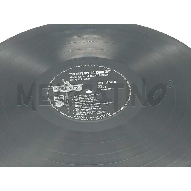 DISCO 33 GIRI 50 GUITARS GO COUNTRY TOMMY GARRETT VG | Mercatino dell'Usato Moncalieri bengasi 4