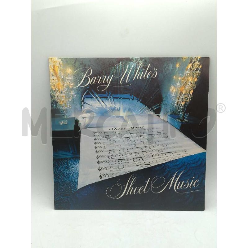 DISCO 33 GIRI BARRY WHITE 'S SHEET MUSIC VG | Mercatino dell'Usato Moncalieri bengasi 1
