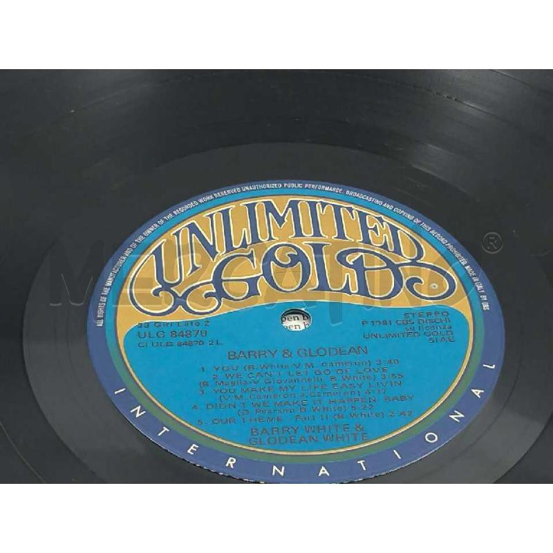 DISCO 33 GIRI BARRY & GLODEAN WHITE VG | Mercatino dell'Usato Moncalieri bengasi 4