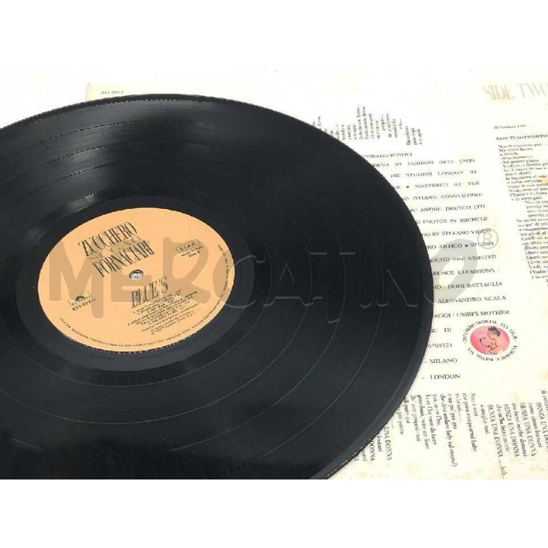 DISCO 33 GIRI BLUE'S ZUCCHERO SUGAR FORNACIARI VG | Mercatino dell'Usato Moncalieri bengasi 5