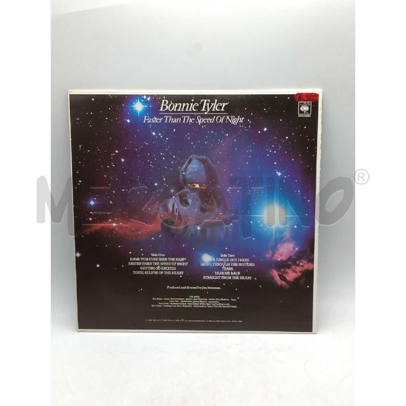DISCO 33 GIRI BONNY TYLER FASTER THAN THE SPEED OF NIGHT VG | Mercatino dell'Usato Moncalieri bengasi 2