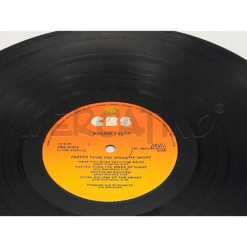 DISCO 33 GIRI BONNY TYLER FASTER THAN THE SPEED OF NIGHT VG | Mercatino dell'Usato Moncalieri bengasi 3