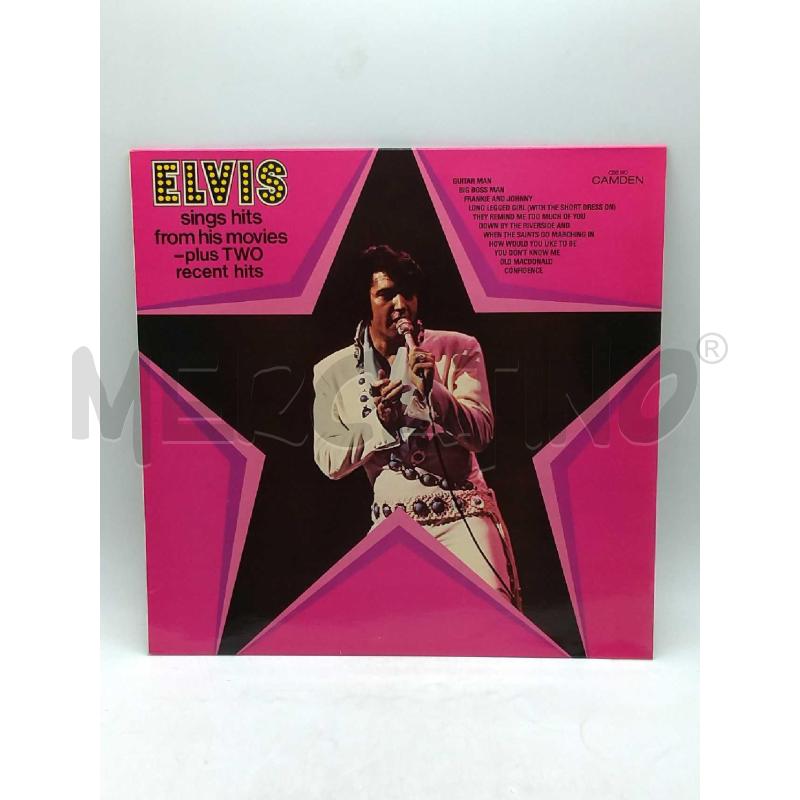DISCO 33 GIRI ELVIS SONGS HITS FROM HIS MOVIES CDS 1110 VG | Mercatino dell'Usato Moncalieri bengasi 1
