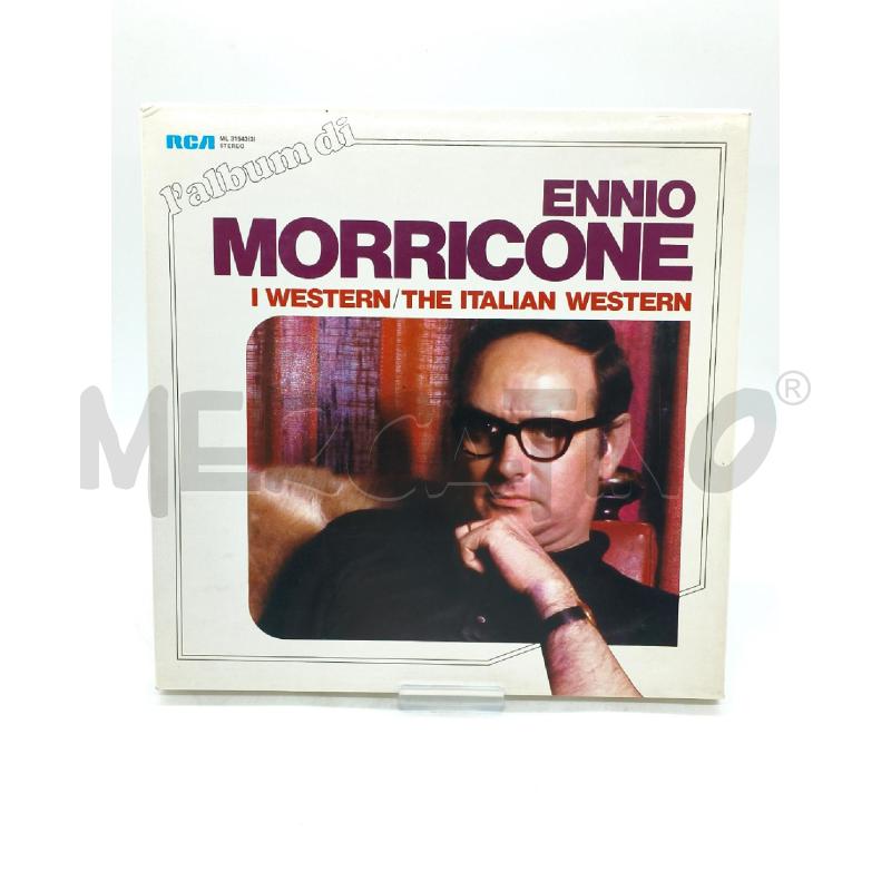 DISCO 33 GIRI ENNIO MORRICONE I WESTERN THE ITALIAN WESTERN ML31543 3 VINILI VG  | Mercatino dell'Usato Moncalieri bengasi 1