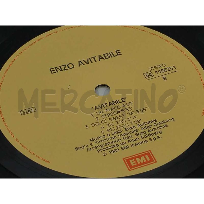 DISCO 33 GIRI ENZO AVITABILE AVITABILE VG | Mercatino dell'Usato Moncalieri bengasi 5