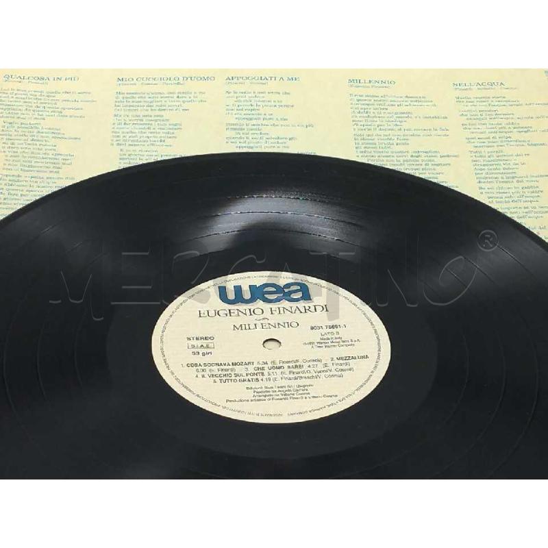 DISCO 33 GIRI EUGENIO FINARDI MILLENNIO VG | Mercatino dell'Usato Moncalieri bengasi 3