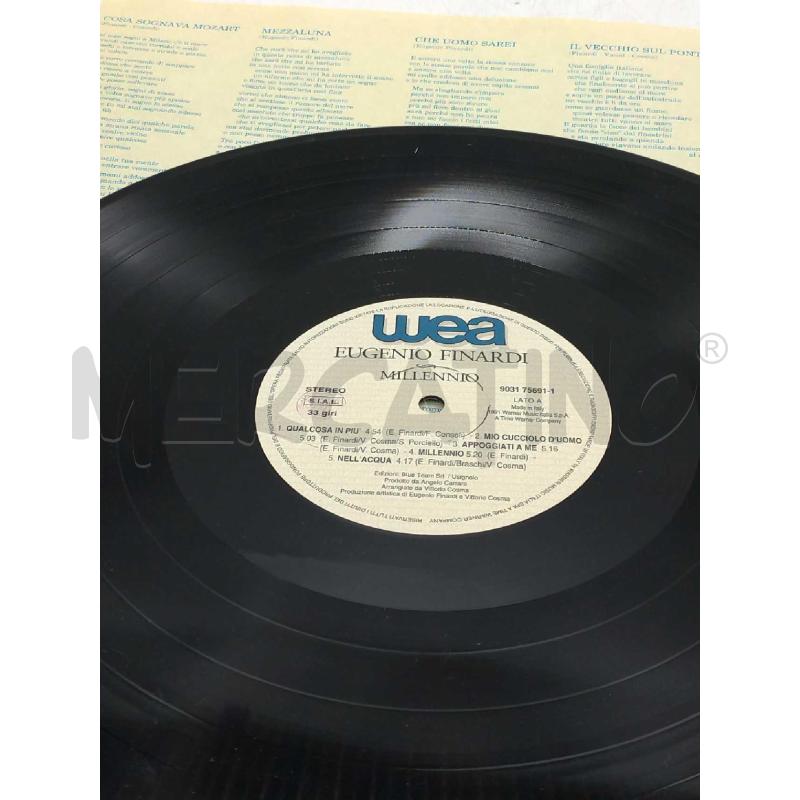 DISCO 33 GIRI EUGENIO FINARDI MILLENNIO VG | Mercatino dell'Usato Moncalieri bengasi 4