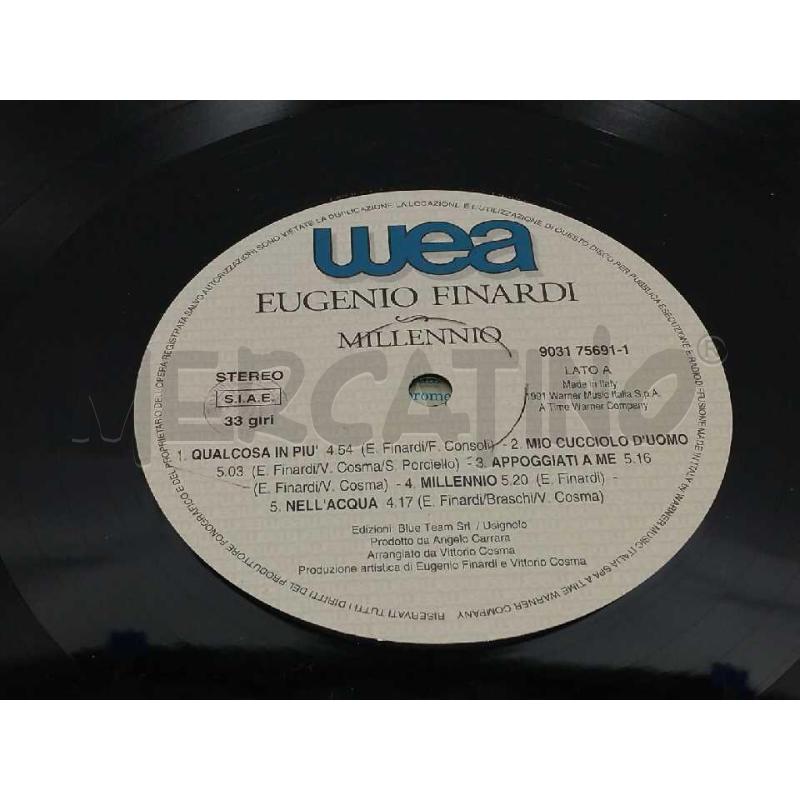 DISCO 33 GIRI EUGENIO FINARDI MILLENNIO VG | Mercatino dell'Usato Moncalieri bengasi 5