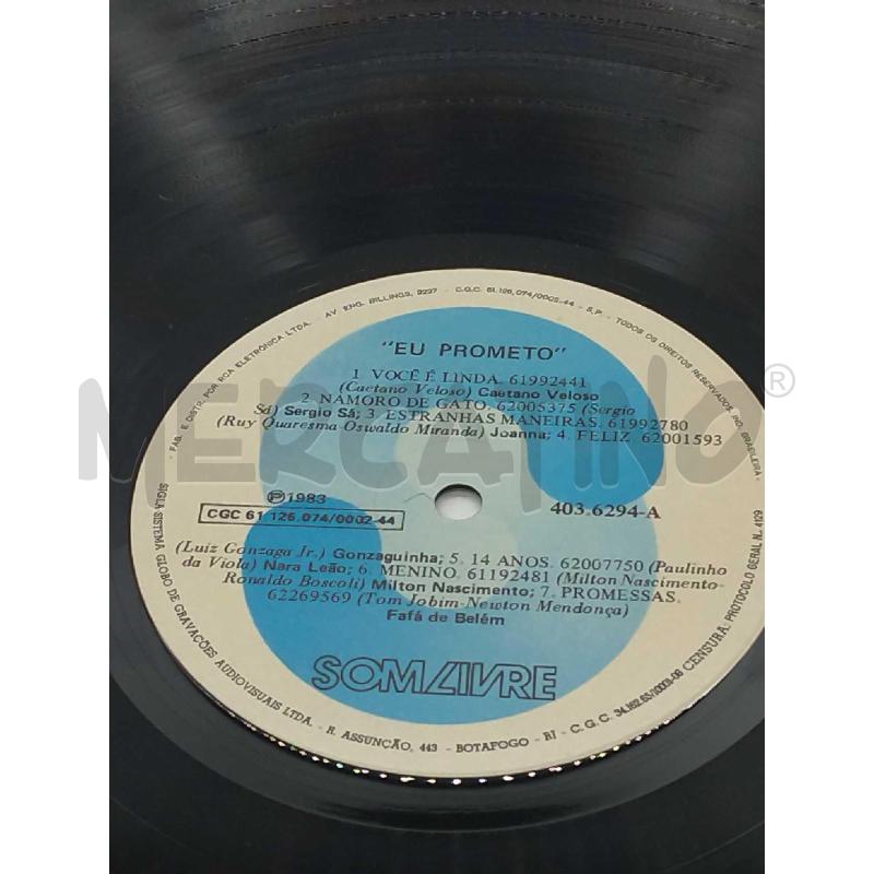 DISCO 33 GIRI EU PROMETO NACIONAL VG | Mercatino dell'Usato Moncalieri bengasi 4