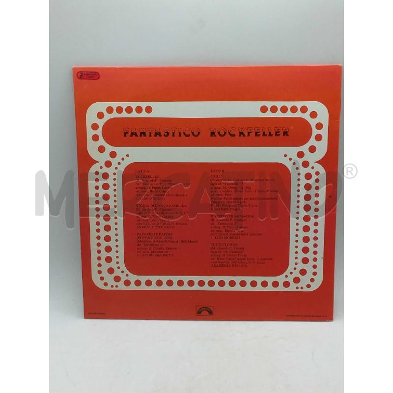 DISCO 33 GIRI FANTASTICO ROCKFELLER VG+ | Mercatino dell'Usato Moncalieri bengasi 2