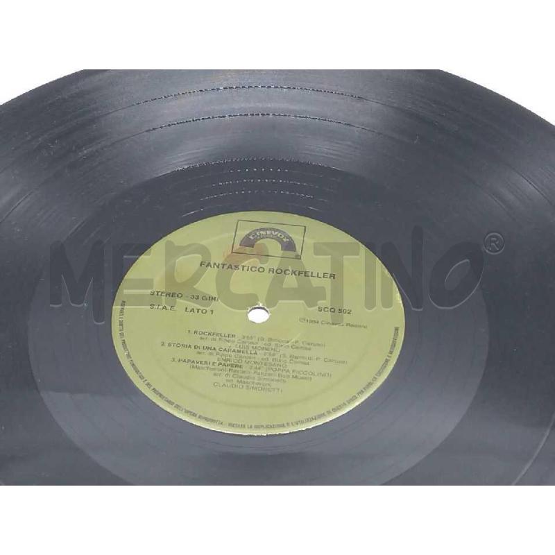 DISCO 33 GIRI FANTASTICO ROCKFELLER VG+ | Mercatino dell'Usato Moncalieri bengasi 4