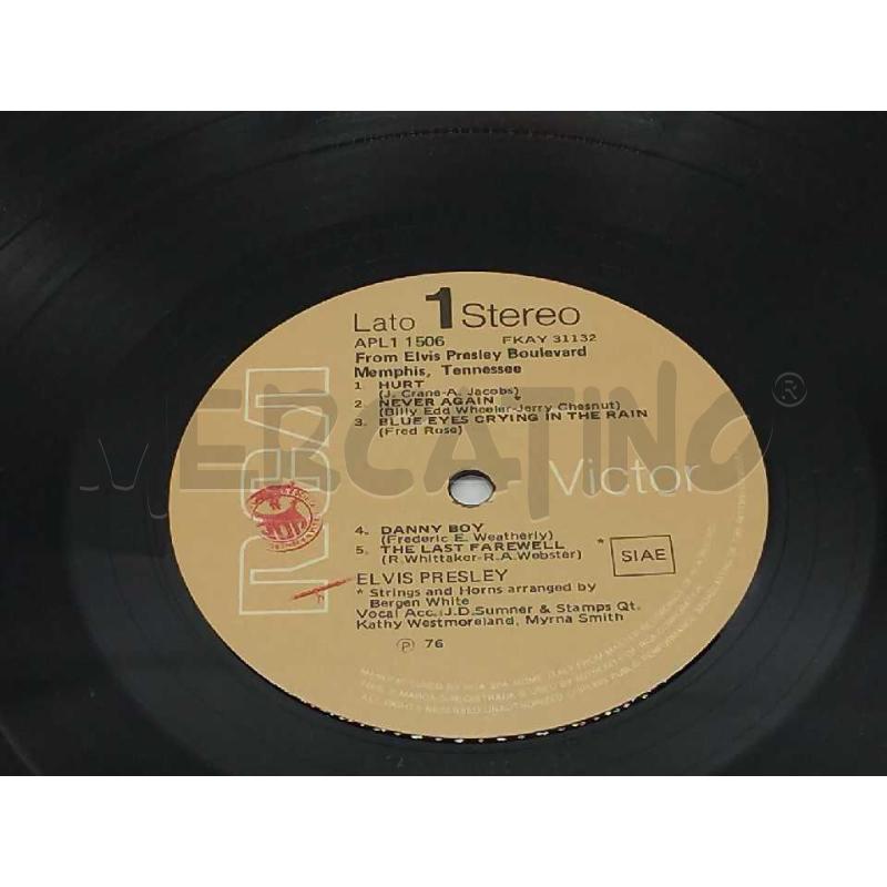 DISCO 33 GIRI FROM ELVIS PRESLEY BOULEVARD MENPHIS TENNESSEE RECORDED LIVE VG+ APL11506 | Mercatino dell'Usato Moncalieri bengasi 4