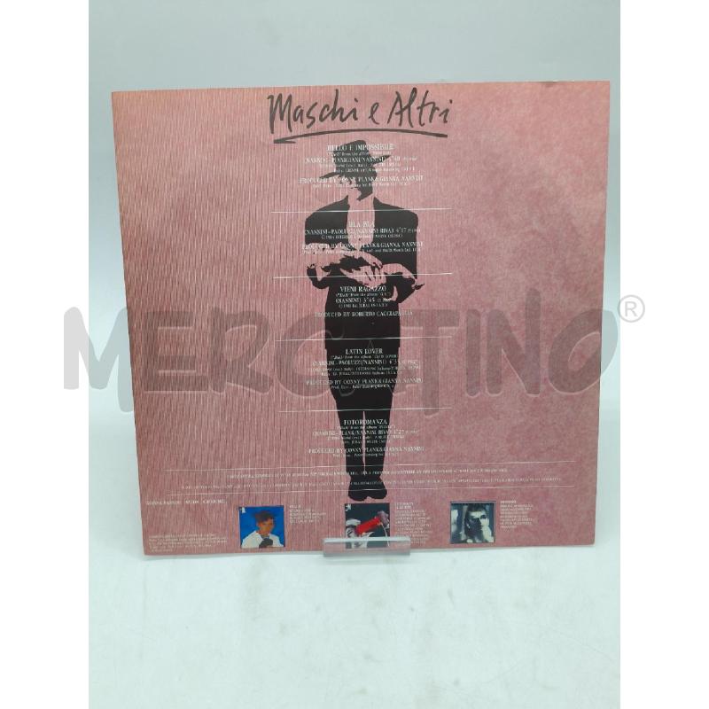 DISCO 33 GIRI GIANNA NANNINI MASCHI E ALTRI VG | Mercatino dell'Usato Moncalieri bengasi 5