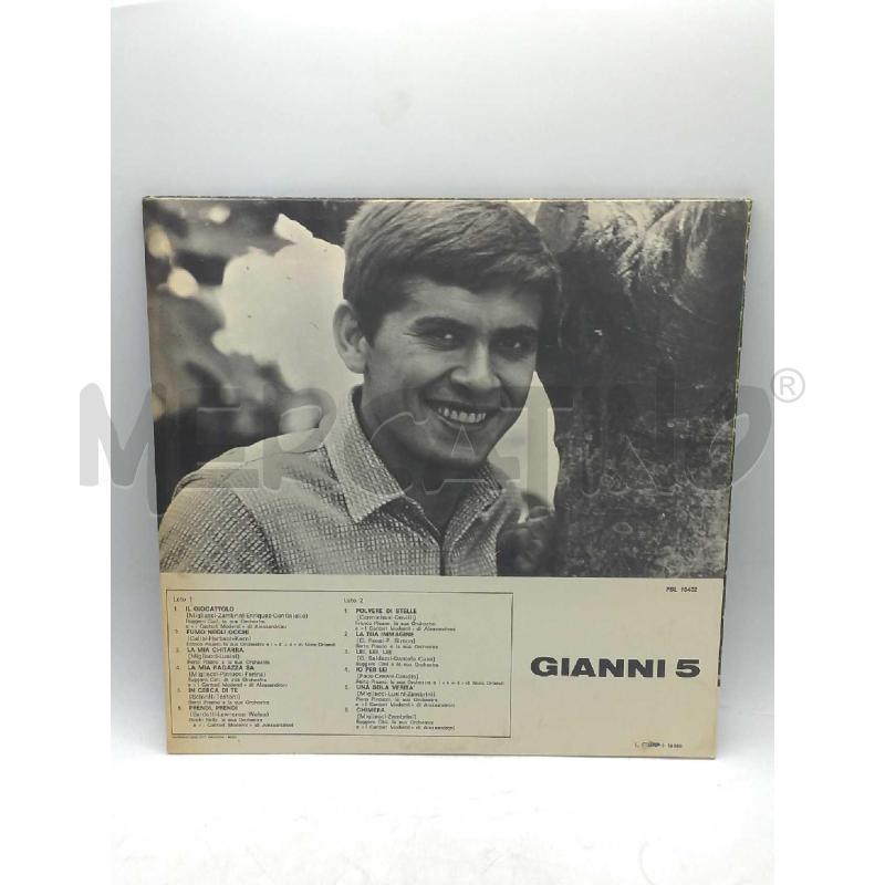 DISCO 33 GIRI GIANNI 5 GIANNI MORANDI LIEVI RIGHE COVER VG | Mercatino dell'Usato Moncalieri bengasi 2