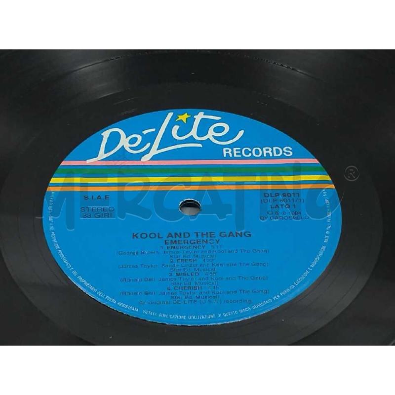 DISCO 33 GIRI KOOL & THE GANG EMERGENCY VG | Mercatino dell'Usato Moncalieri bengasi 4