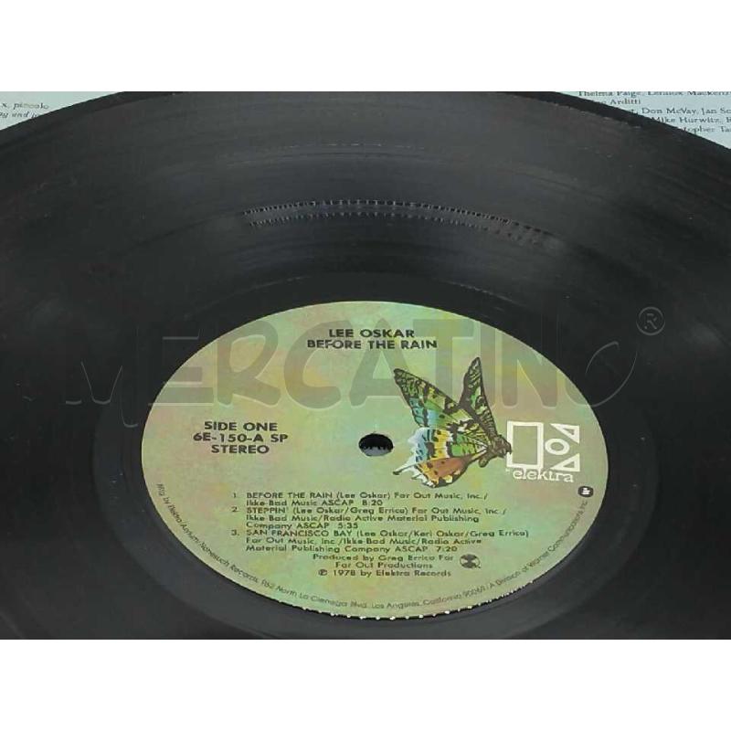 DISCO 33 GIRI LEE OSKAR BEFORE THE RAIN VG+ | Mercatino dell'Usato Moncalieri bengasi 4