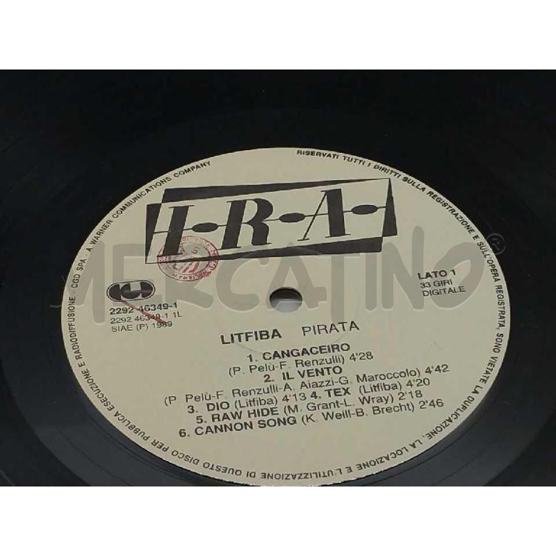 DISCO 33 GIRI LITFIBA PIRATA VG | Mercatino dell'Usato Moncalieri bengasi 5