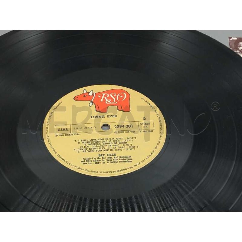 DISCO 33 GIRI LIVING EYES BEE GEES VG+ | Mercatino dell'Usato Moncalieri bengasi 5