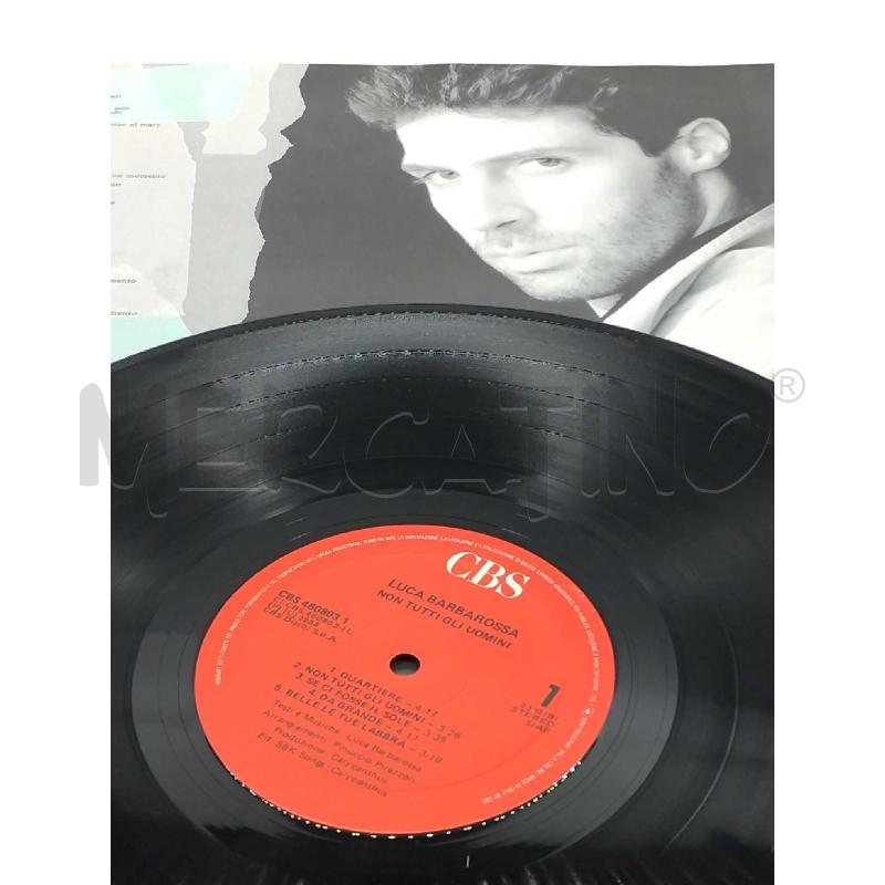 DISCO 33 GIRI LUCA BARBAROSSA NON TUTTI GLI UOMINI  | Mercatino dell'Usato Moncalieri bengasi 3