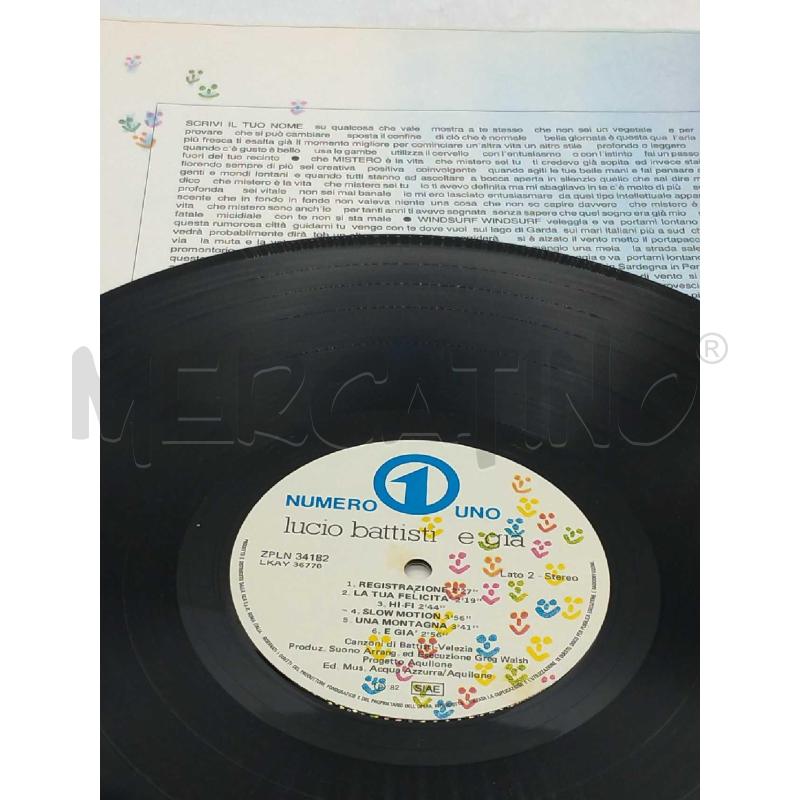 DISCO 33 GIRI LUCIO BATTISTI E GIA' VG | Mercatino dell'Usato Moncalieri bengasi 4