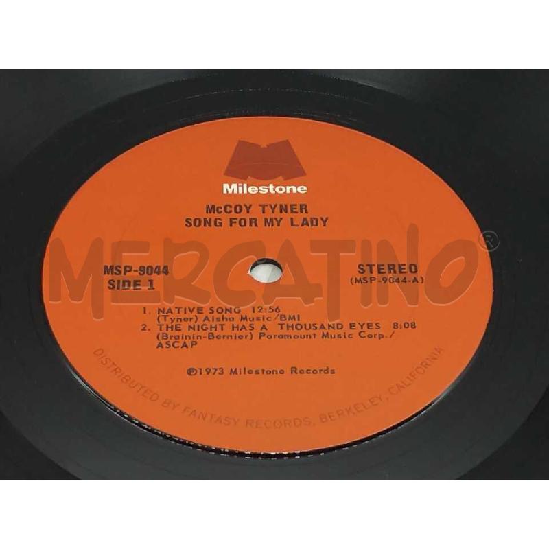 DISCO 33 GIRI MCCOY TYNER SONG FOR MY LADY VG | Mercatino dell'Usato Moncalieri bengasi 4