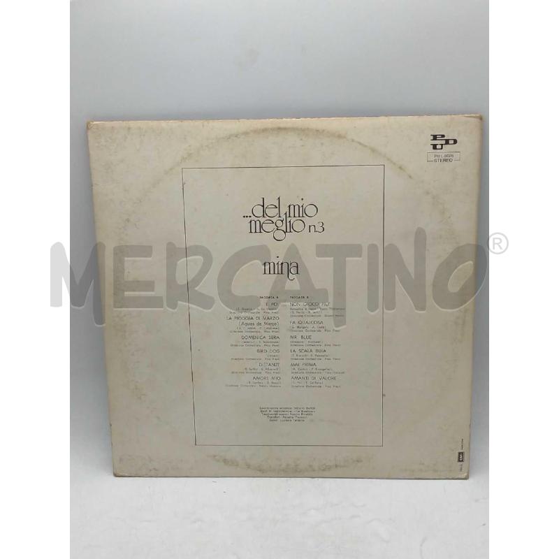 DISCO 33 GIRI MINA DEL MIO MEGLIO N.3 VG | Mercatino dell'Usato Moncalieri bengasi 2