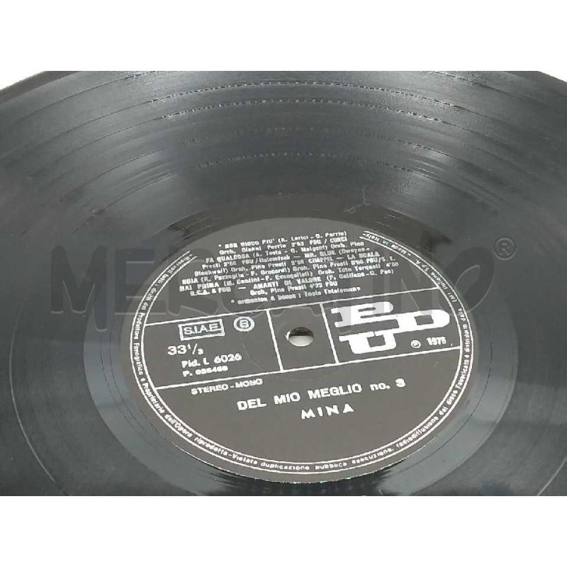 DISCO 33 GIRI MINA DEL MIO MEGLIO N.3 VG | Mercatino dell'Usato Moncalieri bengasi 4