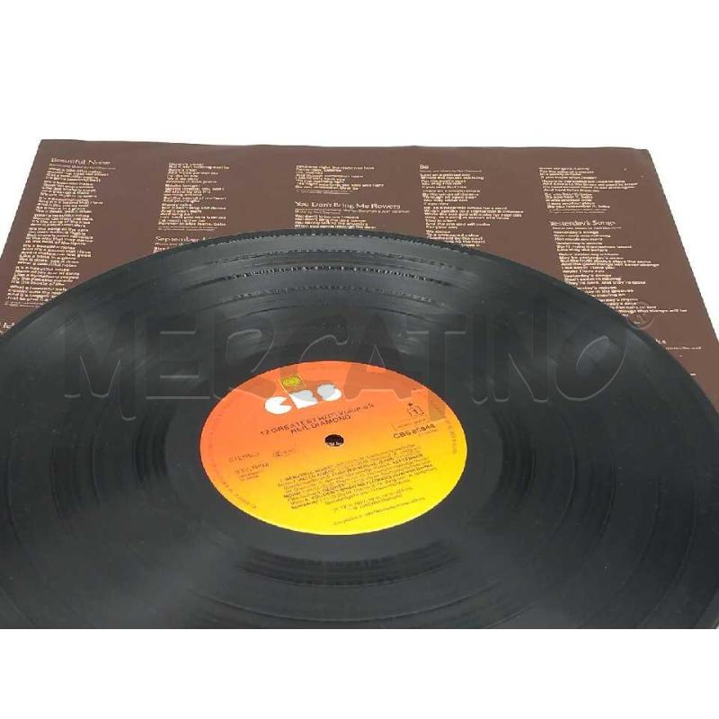 DISCO 33 GIRI NEIL DIAMOND 12 GREATEST HITS VOL.2 VG | Mercatino dell'Usato Moncalieri bengasi 3