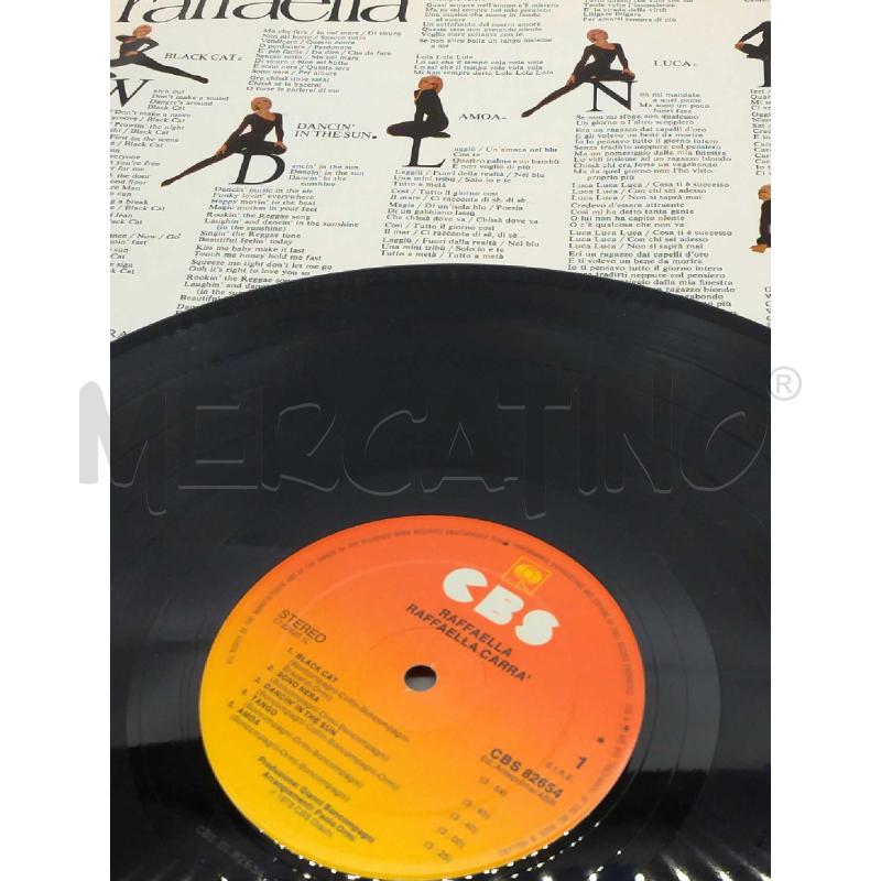 DISCO 33 GIRI RAFFAELLA VG LIEVI RIGHE | Mercatino dell'Usato Moncalieri bengasi 4