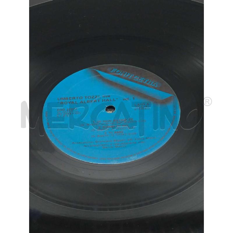 DISCO 33 GIRI RAYAL ALBERT HALL UMBERTO TOZZI LIVE VG | Mercatino dell'Usato Moncalieri bengasi 4