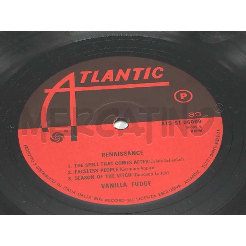 DISCO 33 GIRI RENAISSANCE VANILLA FUDGE VG | Mercatino dell'Usato Moncalieri bengasi 4