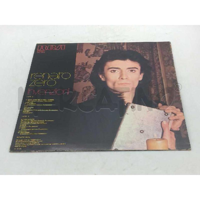 DISCO 33 GIRI RENATO ZERO INVENZIONI VG | Mercatino dell'Usato Moncalieri bengasi 2
