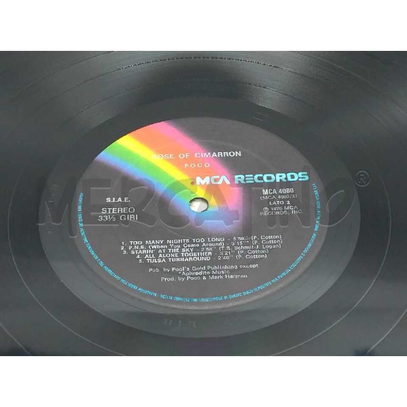 DISCO 33 GIRI ROSE OF CIMARRON POCO VG | Mercatino dell'Usato Moncalieri bengasi 4