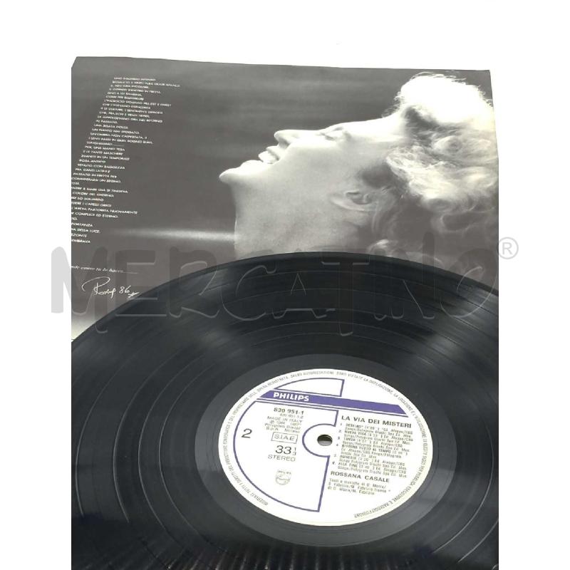 DISCO 33 GIRI ROSSANA CASALE LA VIA DEI MISTERI VG+ | Mercatino dell'Usato Moncalieri bengasi 3
