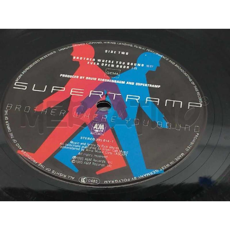 DISCO 33 GIRI SUPERTRAMP BROTHER WHERE YOU BOUND VG | Mercatino dell'Usato Moncalieri bengasi 4