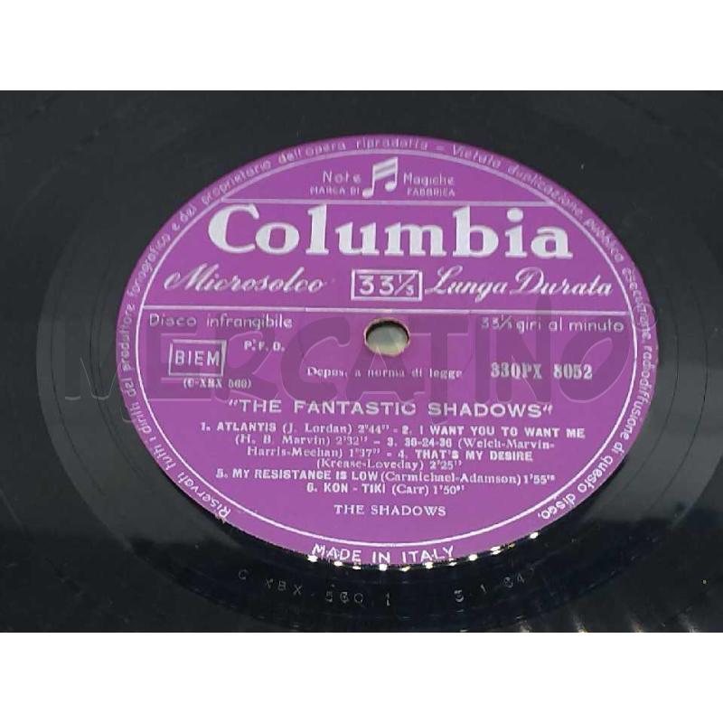 DISCO 33 GIRI THE FANTASTIC SHADOWS VG | Mercatino dell'Usato Moncalieri bengasi 4