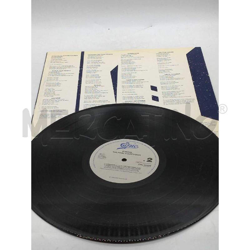 DISCO 33 GIRI THE FINAL COUNTDOWN EUROPE VG | Mercatino dell'Usato Moncalieri bengasi 5