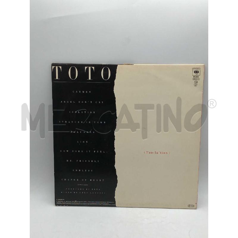DISCO 33 GIRI TOTO ISOLATION VG | Mercatino dell'Usato Moncalieri bengasi 2