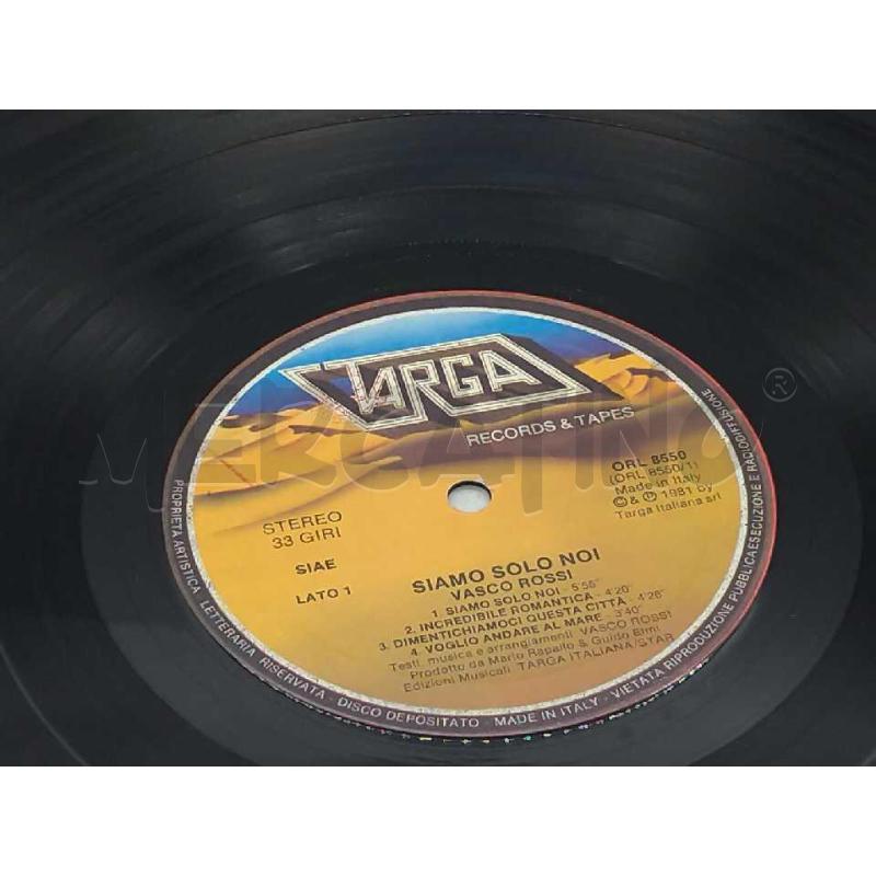 DISCO 33 GIRI VASCO ROSSI SIAMO SOLO NOI RISTAMPA ORIZZONTE VG | Mercatino dell'Usato Moncalieri bengasi 4
