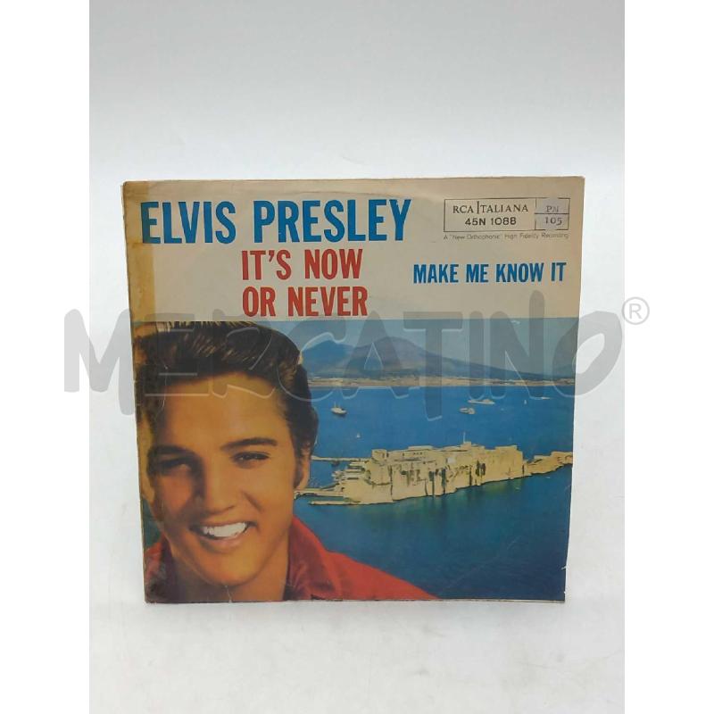 DISCO 45 GIRI ELVIS PRESLEY IT'S NOW OR NEVER MAKE ME KNOW IT 45N 1088 | Mercatino dell'Usato Moncalieri bengasi 1