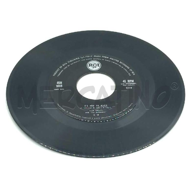 DISCO 45 GIRI ELVIS PRESLEY IT'S NOW OR NEVER MAKE ME KNOW IT 45N 1088 | Mercatino dell'Usato Moncalieri bengasi 5