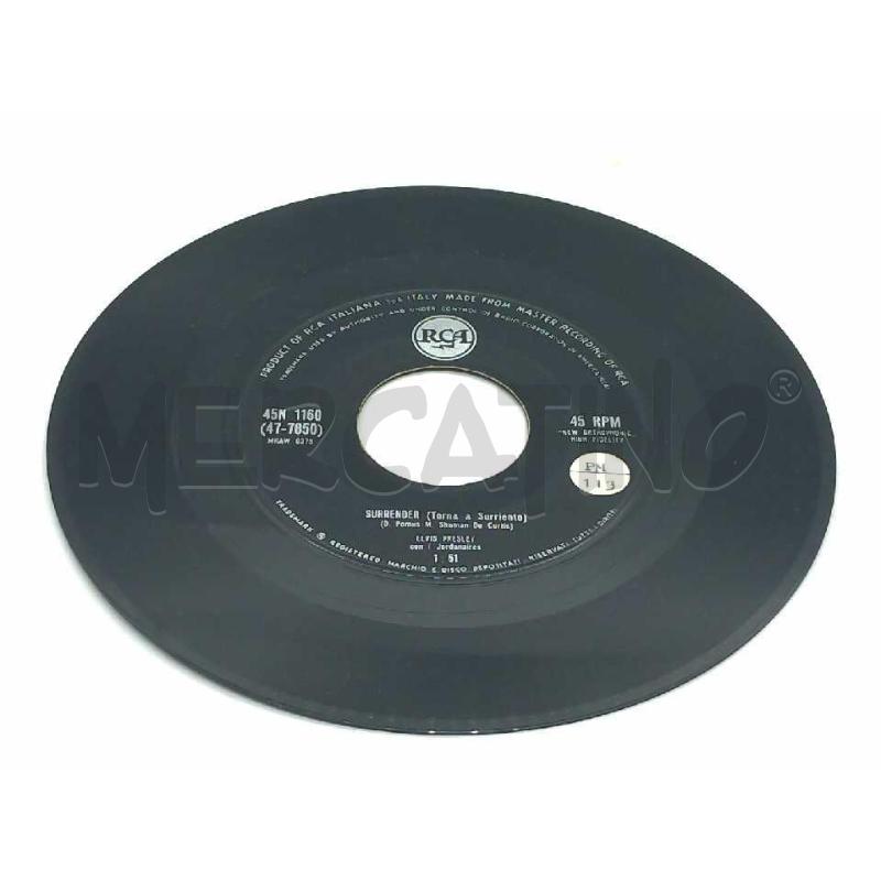 DISCO 45 GIRI ELVIS PRESLEY TORNA A SURRIENTO LONELY MAN 45N1160 | Mercatino dell'Usato Moncalieri bengasi 5