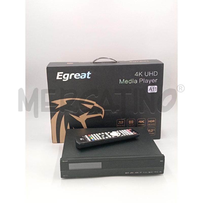 DISPOSITIVO MEDIA PLAYER EGREAT 4K UHD A 11 C/SCATOLA  | Mercatino dell'Usato Moncalieri bengasi 1