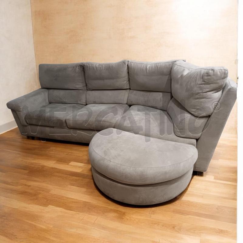 DIVANO ANGOLARE GRIGIO POLTRONE SOFA | Mercatino dell'Usato Moncalieri bengasi 1