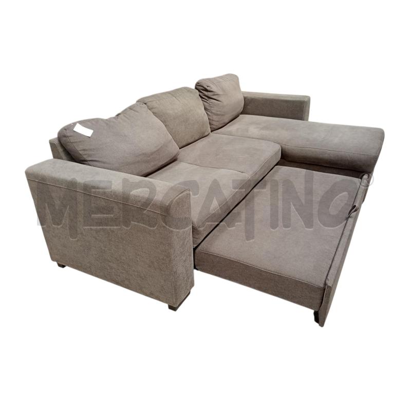 DIVANO LETTO C/ PENISOLA+CONTENITORE GRIGIO | Mercatino dell'Usato Moncalieri bengasi 3