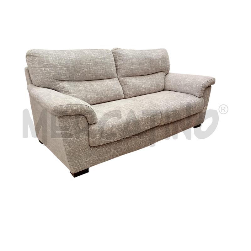 DIVANO POLTRONE&SOFÀ TALZANO TESSUTO GRIGIO DIM. 98X210X97 CM | Mercatino dell'Usato Moncalieri bengasi 1