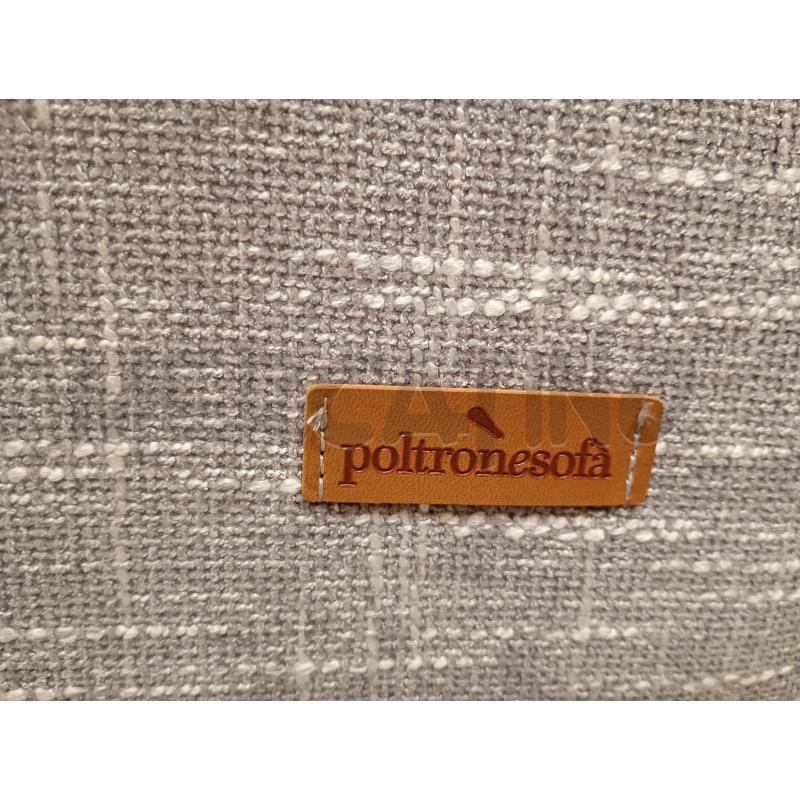DIVANO POLTRONE&SOFÀ TALZANO TESSUTO GRIGIO DIM. 98X210X97 CM | Mercatino dell'Usato Moncalieri bengasi 4