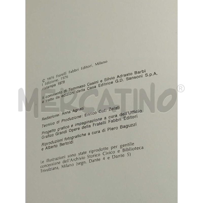 DIVINA COMMEDIA FABBRI EDITORI 3 VOL | Mercatino dell'Usato Moncalieri bengasi 2