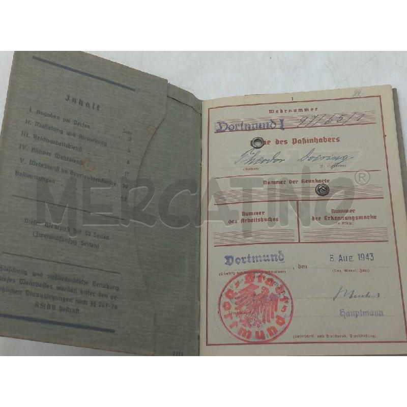 DOCUMENTO WEHPASS SENZA SIMBOLI | Mercatino dell'Usato Moncalieri bengasi 4